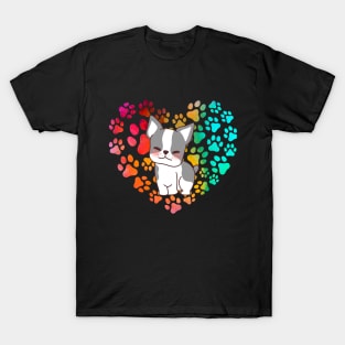 Rainbow Doggie 1 T-Shirt